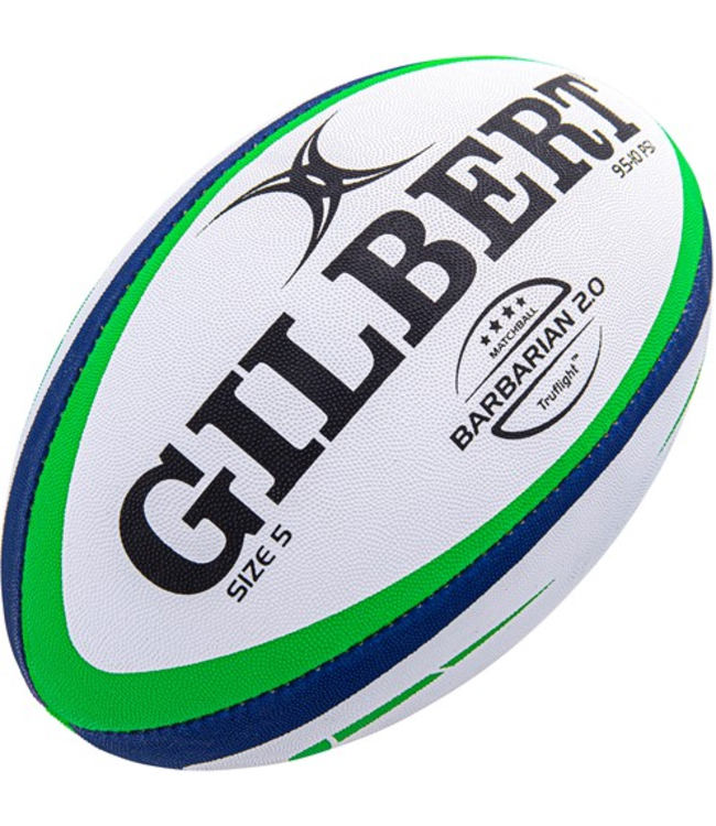 Gilbert Barbarian 2.0 Wettkampf Rugby-Ball - Ultimate Grip - Truflight Valve