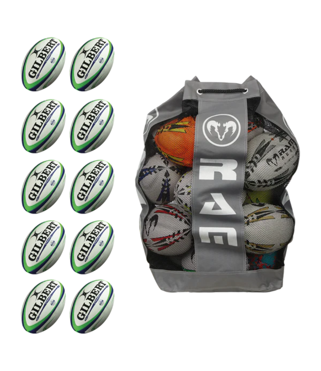 Gilbert Barbarian 2.0 Match 10x bal bundel met tas