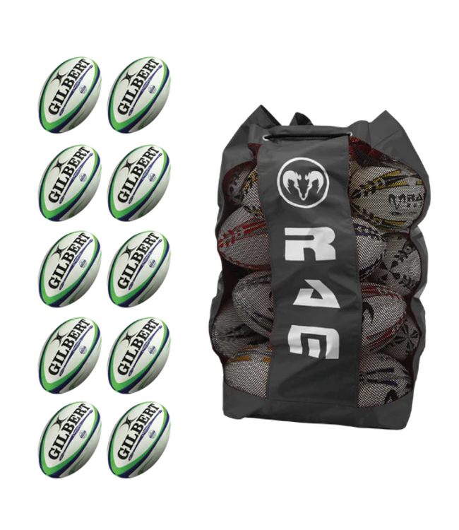 Gilbert Barbarian 2.0 Match 10x bal bundel met tas