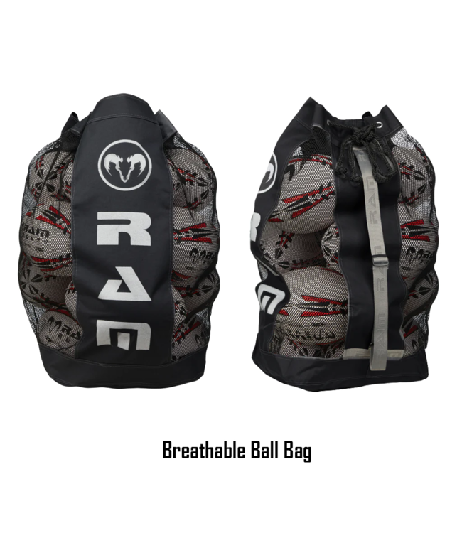RAM Rugby Gripper 2.0 Pro Trainer Ball Bundle - 30 x balles et 2x sac