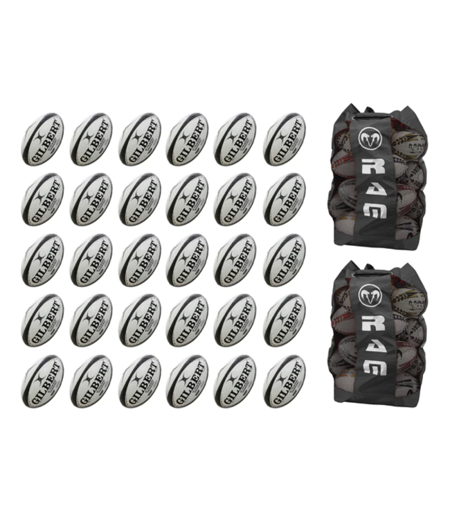 Gilbert G-TR4000 Trainer Ball Bundle - 30 x balles et 2 sacs