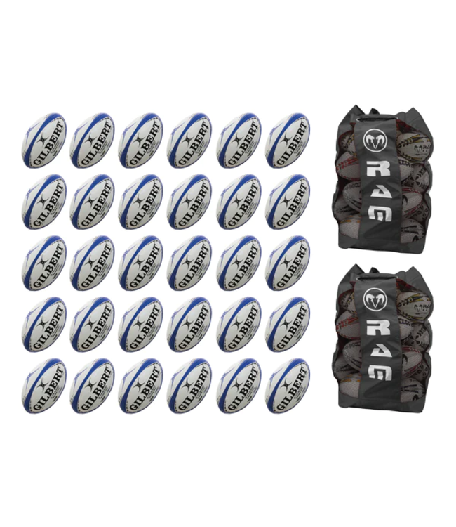 Gilbert G-TR4000 Trainer Ball Bundle – 30 x Bälle und 2 Beutel