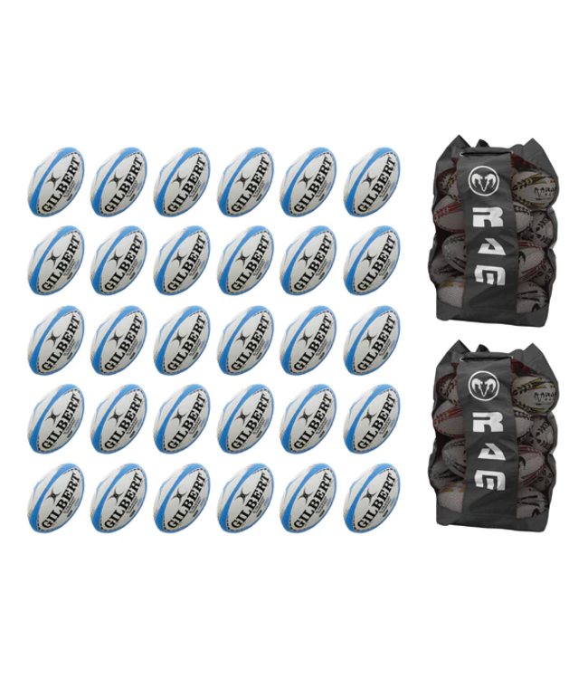 Gilbert G-TR4000 Trainer Ball Bundle - 30 x balles et 2 sacs