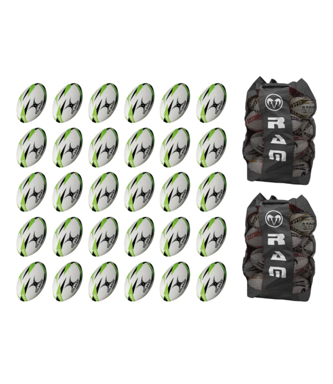 Gilbert G-TR3000 Trainer Ball Bundle - 25 x balles et 2 sacs