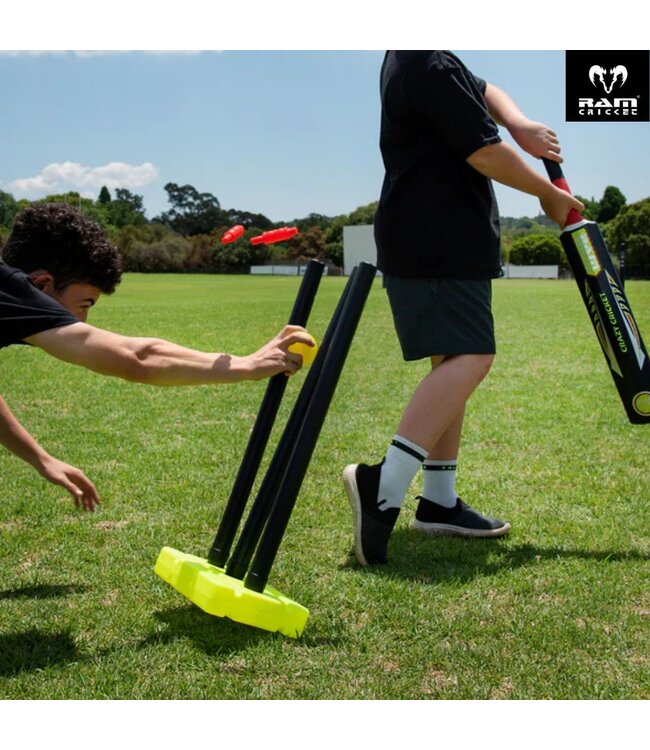 RAM Cricket Jeu de cricket en plastique - Senior