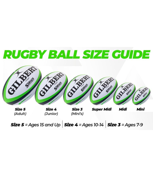 Gilbert Gilbert G-TR4000 Trainer Ballon de rugby - TRI Grip Technology