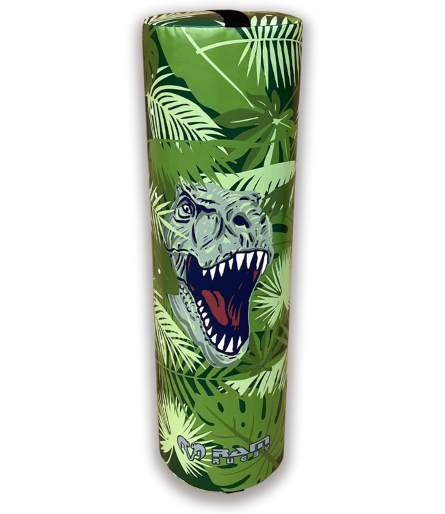 RAM Rugby Ramosaurus Rex Fun Design JUNIOR Tackle Bag van 10 kg – Clubkwaliteit – Made in UK  – Industrieel PVC en drievoudig gestikte naden – Essentiële rugbytrainingsuitrusting