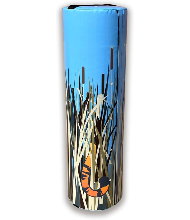 RAM Rugby Tiger Bag Fun Design JUNIOR 10 kg – Qualité Club – Fabriqué au Royaume-Uni pour la durabilité – PVC de qualité industrielle et coutures triples – Équipement essentiel d'entraînement de rugby