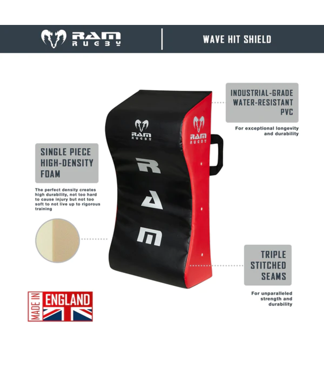 RAM Rugby Wave-Hit-Shield, Rugby Trainingsausrüstung