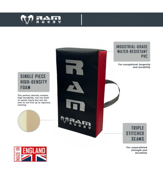 RAM Rugby Flat Hit Shield