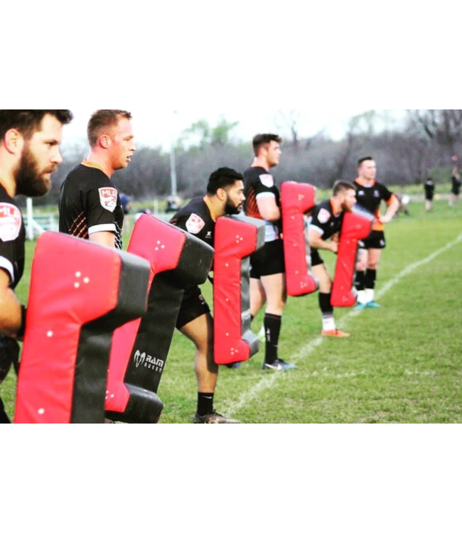 RAM Rugby Doppelkeil, double wedge Hit-Schild, Tackle Kissen - Jr. oder Sr.