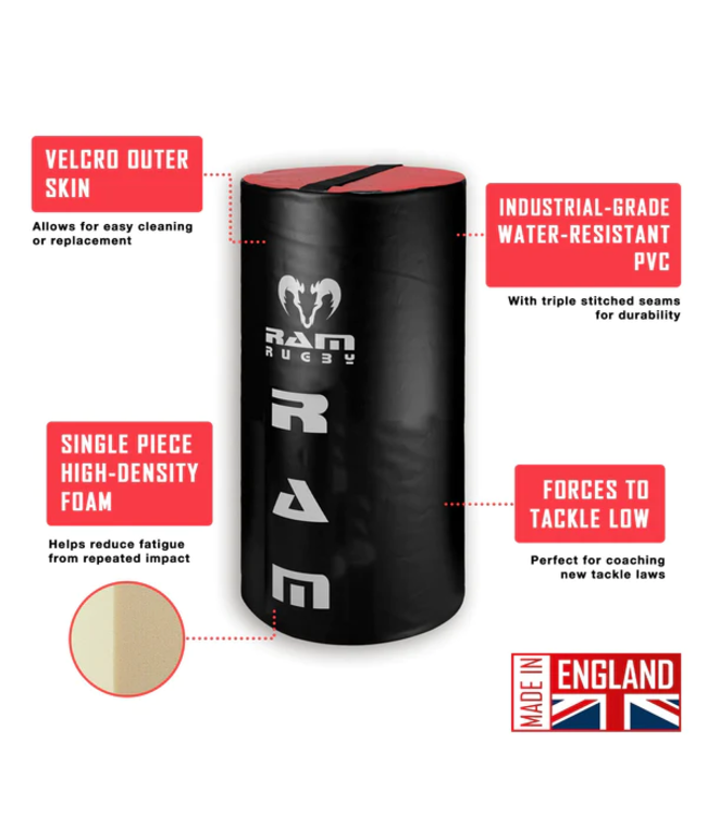 RAM Rugby Verzwaarde Half-Tackle Bags, Jeugd of Rambo