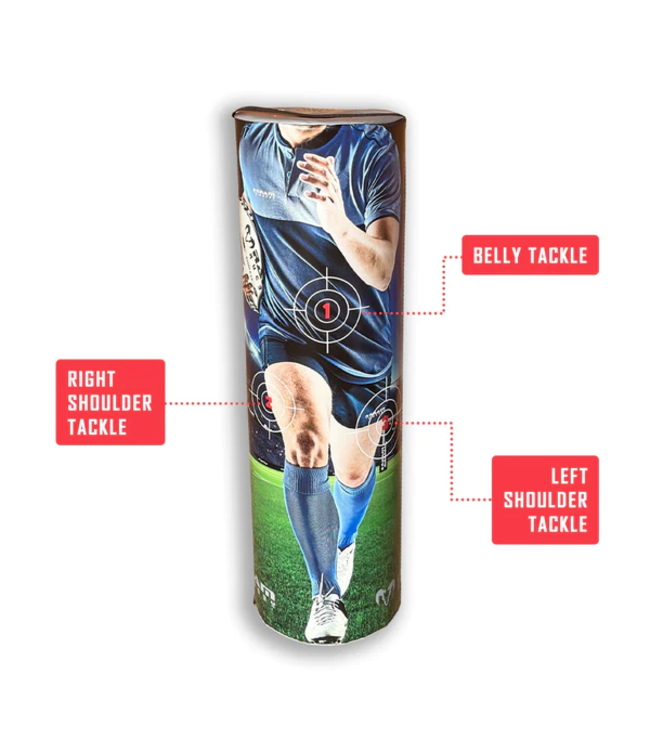RAM Rugby Target Design Tackle Bag – Made in UK – PVC in Industriequalität und dreifach genähte Nähte – unverzichtbare Rugby-Trainingsausrüstung