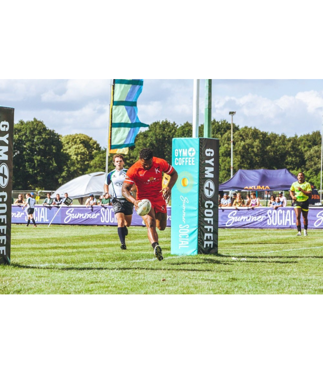 RAM Rugby Post Protector, Corner Pole Protector and Corner Flag Bundle - Digitally Printed