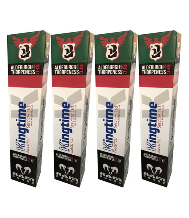 RAM Rugby Post Protector, Corner Pole Protector and Corner Flag Bundle - Digitally Printed