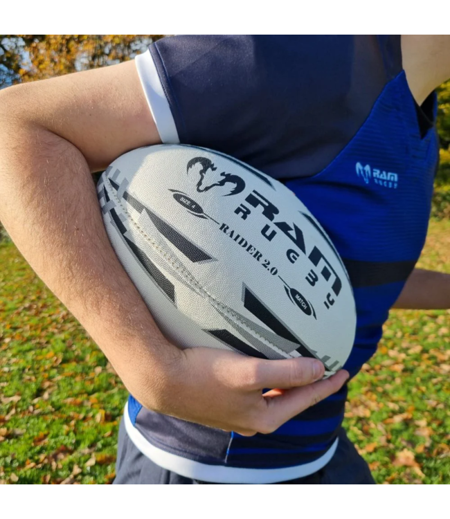 RAM Rugby Raider Match 2.0 - Wedstrijd Rugbybal - 3D grip