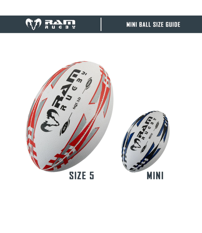 RAM Rugby Mini Rugbybal  15 cm