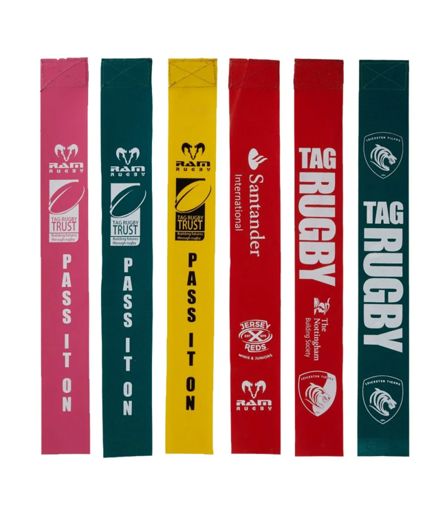 RAM Rugby Tag Rugby-Gürtel Set -  NEU - Personalisiert