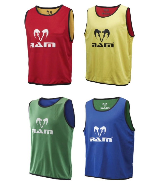 RAM Rugby Dubbelzijdige Hesjes, 10 stuks