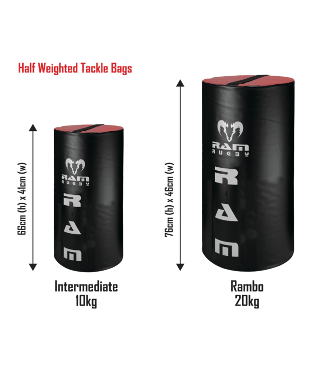 RAM Rugby Custom Tackle Bags - 4 bis 6 wochen Lieferzeit