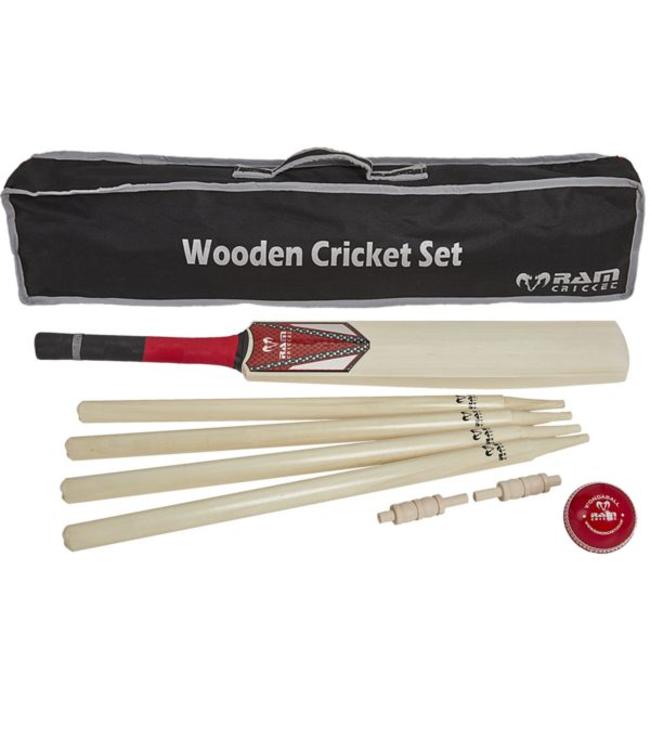 RAM Cricket Holz Cricket Set