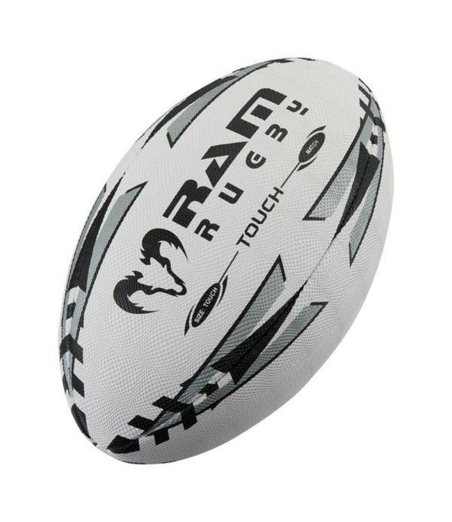 RAM Rugby Touch Match Rugby Ball - Match Ball - Verbesserter 3D-Grip