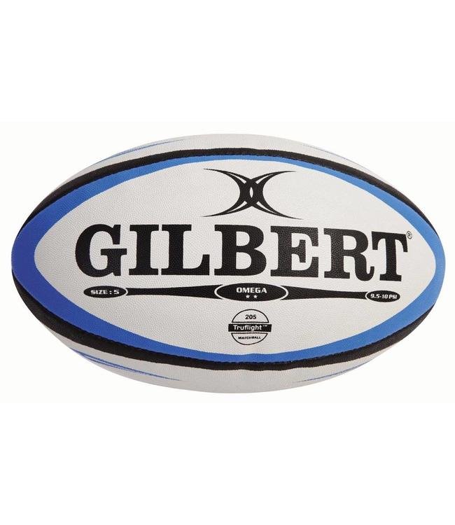 Gilbert Omega Match Rugbybal - G-S Rubber compound surface - Truflight Valve
