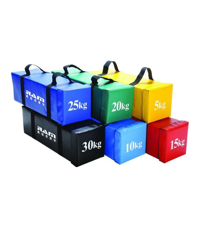 RAM Rugby Rugby Gewichte 10 bis 30 kg.