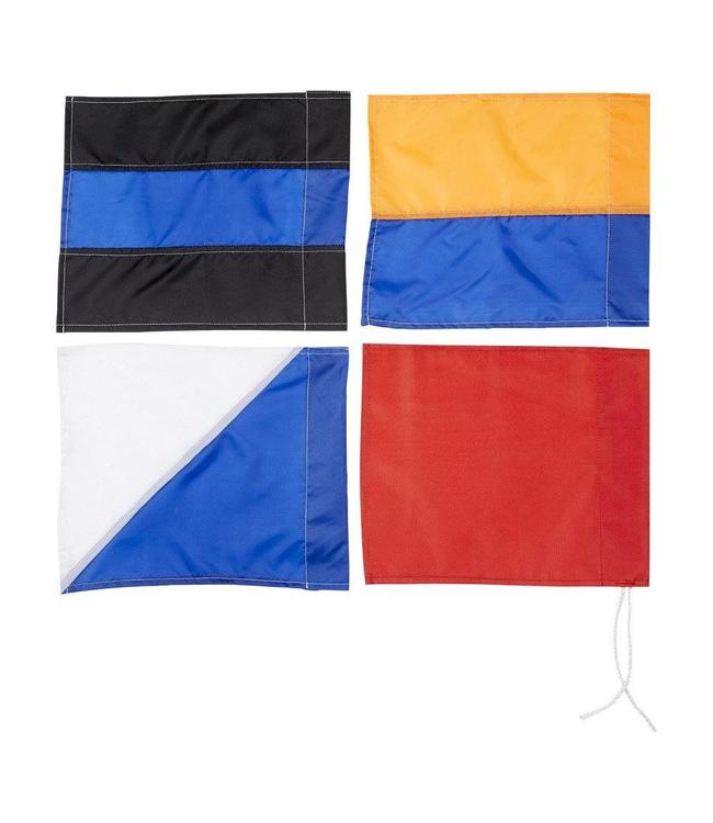 RAM Rugby Personalisierte Eckflaggen – Nylon, im Club-Farben