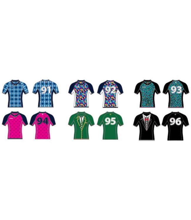 RAM Rugby 10x Chemise de rugby portable recto-verso, avec votre design