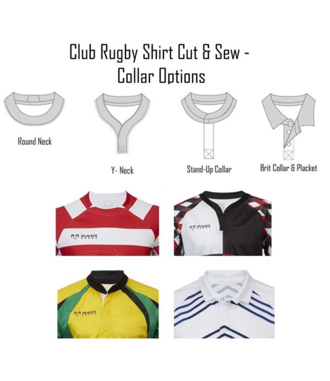 RAM Rugby A partir de 10 pièces : maillot ClubRugby - cousu traditionnellement - dans votre design