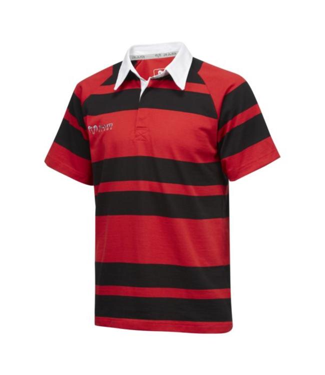 RAM Rugby Ab 10 Stück, Freizeit Rugby Shirt – Gefärbtes Garn / Yarn Dye-Polo-Hemd