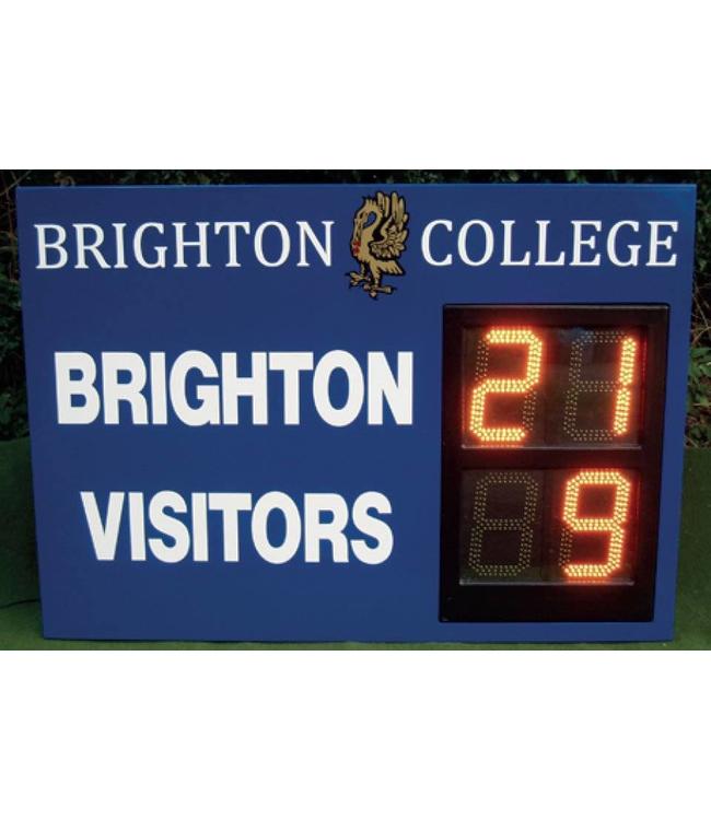 RAM Rugby LED rugby scoreboard, met afstandbediening tot 170 meter