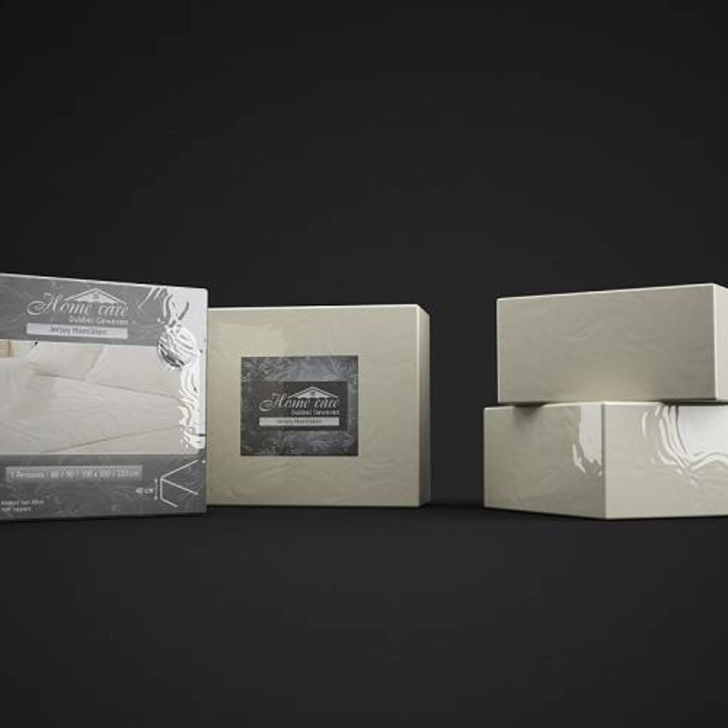 Dreamhouse Bedding Dubbel Geweven Jersey Hoeslaken Crème