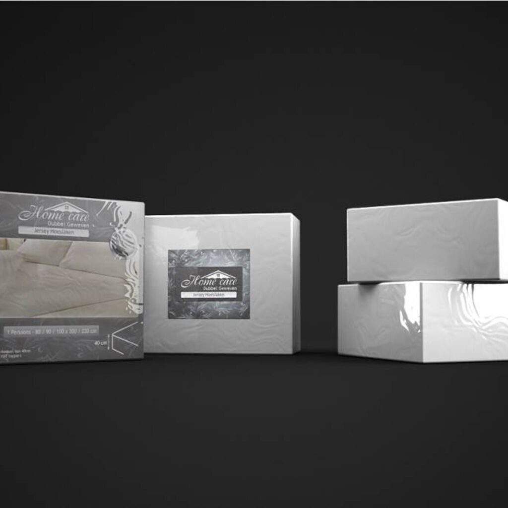 Dreamhouse Bedding Dubbel Geweven Jersey Hoeslaken Wit