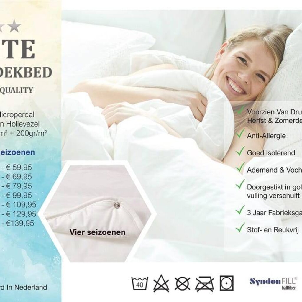 Beau Maison 4 Seizoenen Dekbed Microvezel