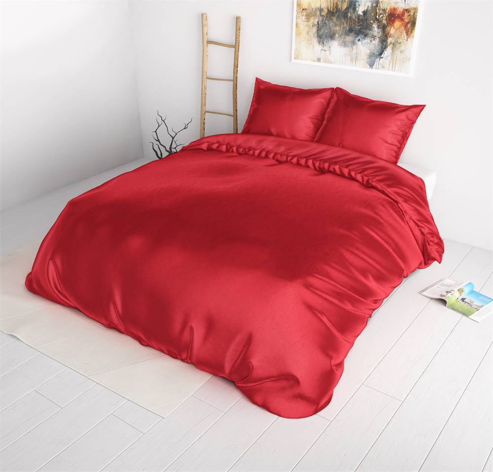 Sleeptime Dekbedovertrek Satijn Rood Beauty Skin Care sleeptime kopen in de aanbieding