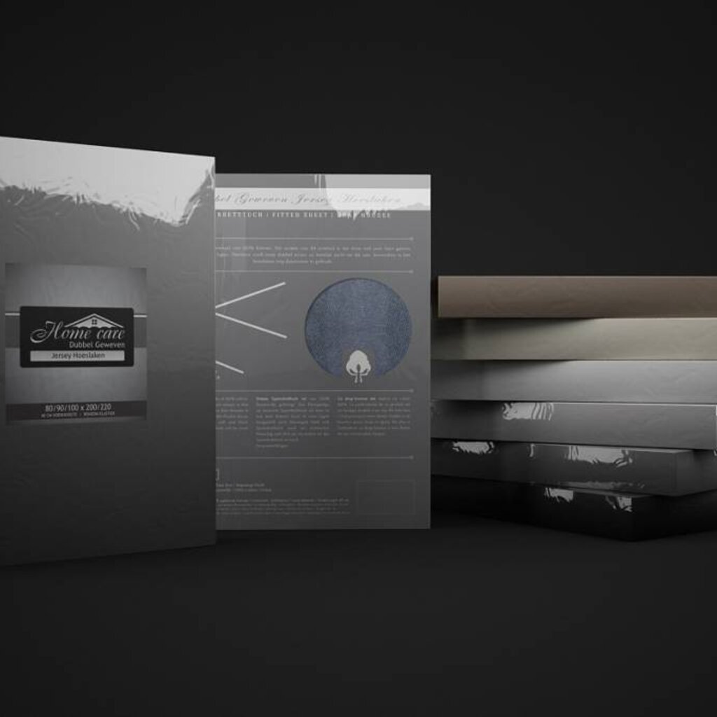 Dreamhouse Bedding Dubbel Geweven Jersey Hoeslaken - Antraciet