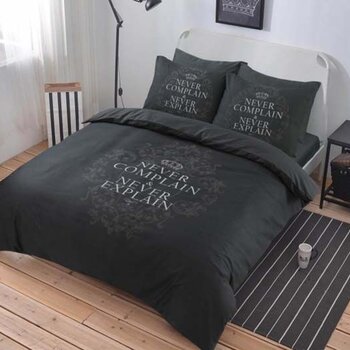 Husch Dekbedovertrek Never Complain Grey