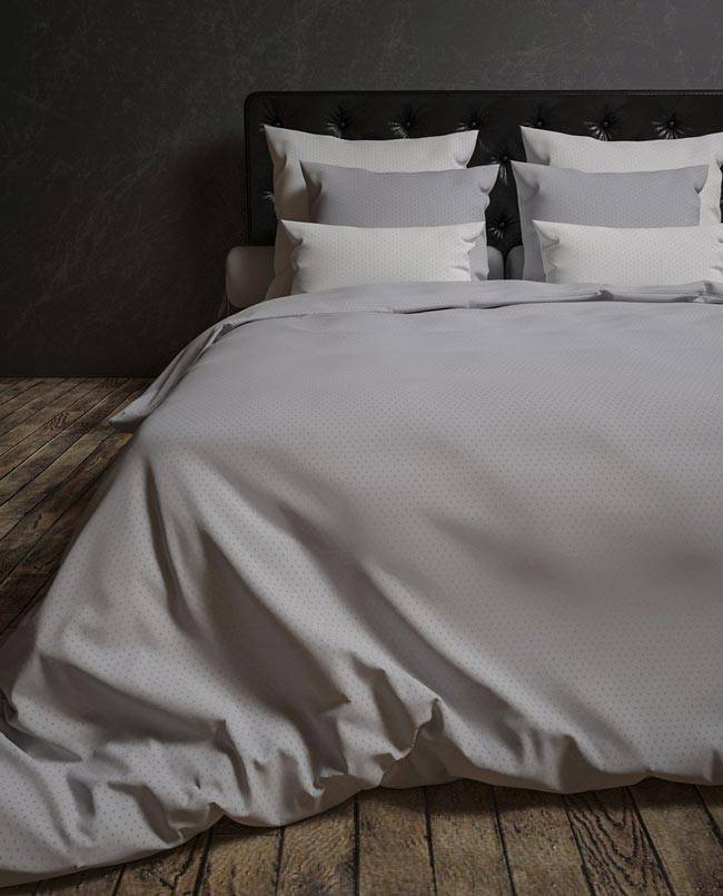 Heckett Lane Dekbedovertrek Katoen Satijn Puntini Glacier Grey heckett lane kopen in de aanbieding Heckett Lane Dekbedovertrek Katoen Satijn Puntini Glacier Grey heckett lane kopen in de aanbieding