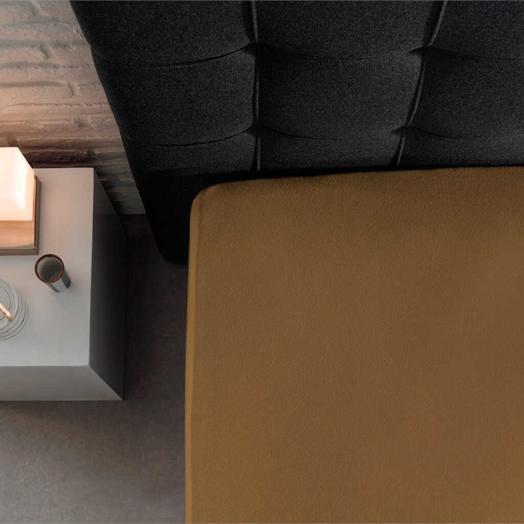 Dreamhouse Bedding Dubbel Geweven Jersey Hoeslaken Taupe