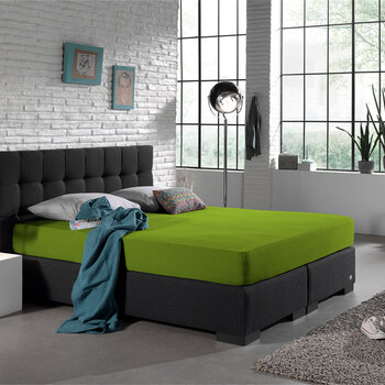Dreamhouse Bedding Dubbel Jersey Hoeslaken Groen