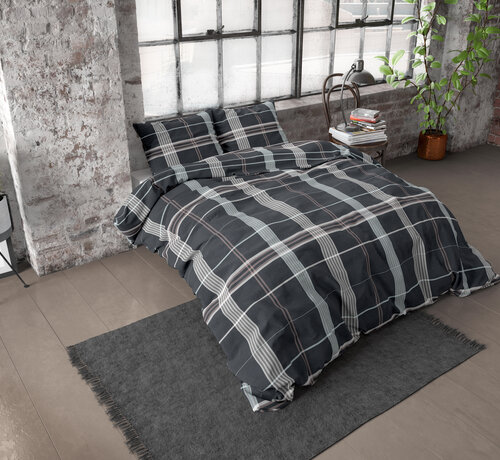 Dreamhouse Bedding Dekbedovertrek Flanel Bruce Taupe