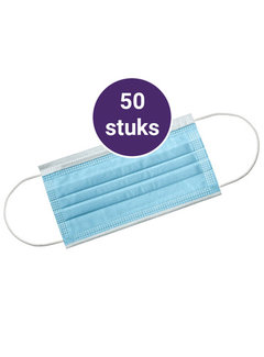 Overige Merken Mondkapjes 3 Laags 50 Stuks €2.50!