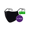 Face Mask Mondkapjes Wasbaar FFP2 model met Koordstopper Zwart - 10 stuks