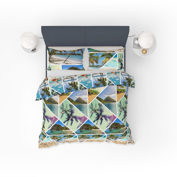 Refined Bedding Dekbedovertrek Miami Multicolor