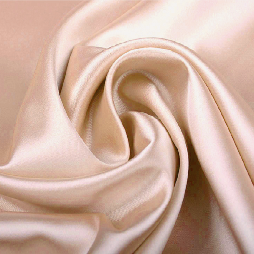 Beauty Silk Satijnen Hoeslaken Taupe / Champagne