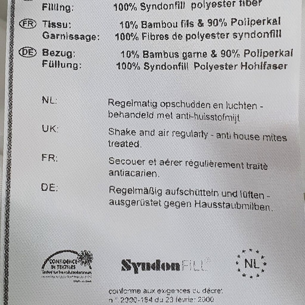 Beau Maison Bamboe Dekbed Anti-Allergisch