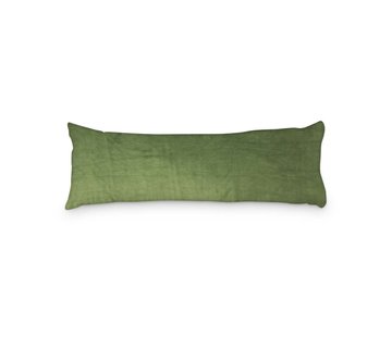 Beau Maison  Velvet Body Pillow Kussensloop Groen