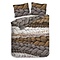 Heckett & Lane Dekbedovertrek Twill Katoen Daley Natural Taupe